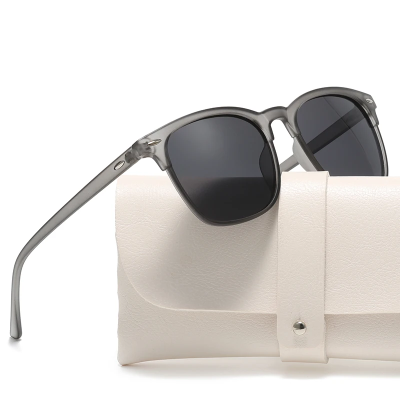 Lunettes de soleil haute définition pour hommes et femmes, lunettes de protection des yeux bloquant la lumière bleue, lunettes à monture carrée sans monture