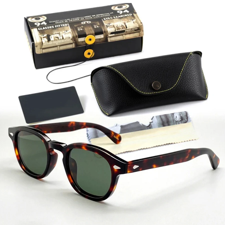 Lunettes de soleil rétro polarisées unisexes, monture carrée de voyage, lunettes de soleil de sport ultralégères, lunettes d'équitation en plein air, nuances interdites pour hommes
