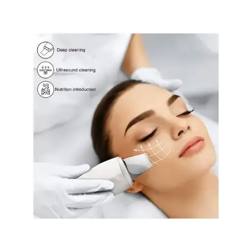 Nettoyeur de visage ultrasonique nettoyage en profondeur nettoyage des pores suppression des points noirs