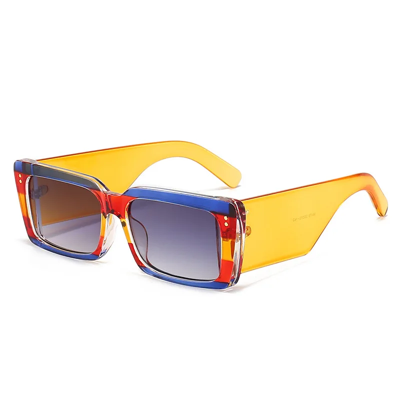 Nouvelles lunettes de soleil carrées femmes lunettes larges jambes hommes voyage nuances mâle femme UV400 Gafas Oculos rétro marque concepteur de luxe