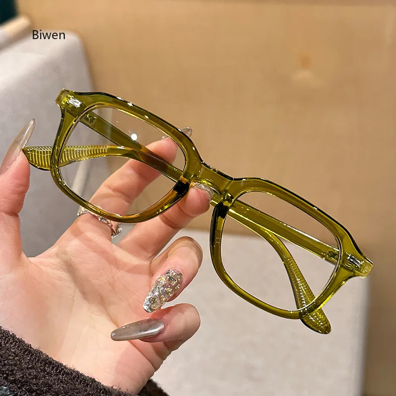 Lunettes de soleil rétro à monture carrée, blocage de la lumière bleue, pour le travail de bureau, Protection UV, Anti-reflet, pour ordinateur