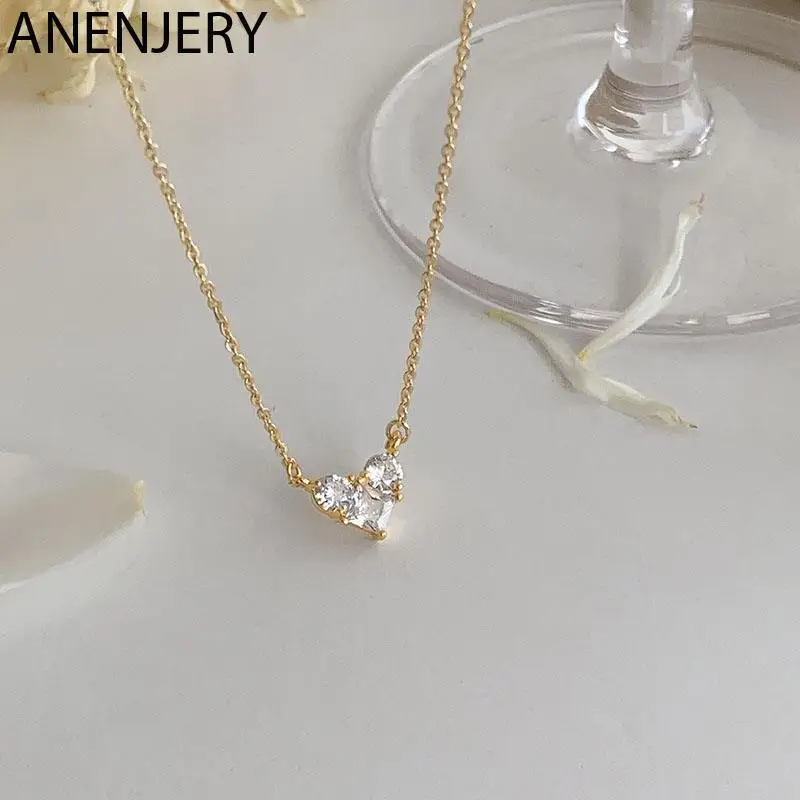 Collier de perles en forme de cœur pour femmes, style Boho, classe de cristal irrégulier, chaîne de clavicule en gravier, Cool Y2K, ras du cou, bijoux exquis à la mode, Y2K