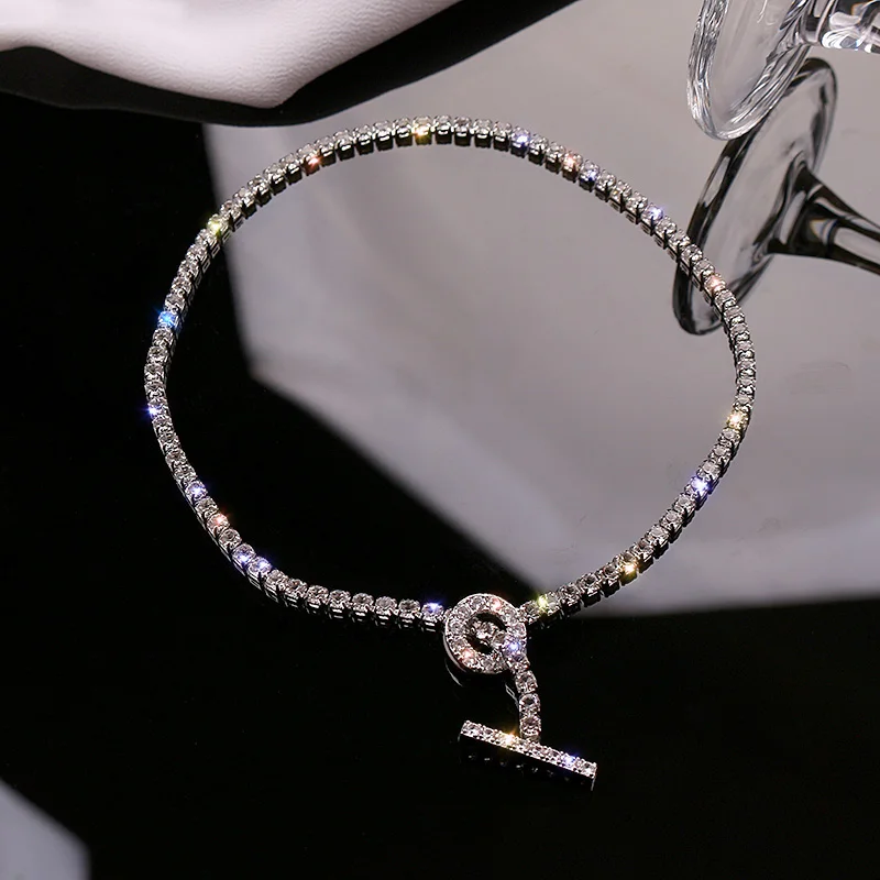 Mode couleur bonbon initiale 26 lettres Alphabet A-Z lettre collier pour femmes filles perles collier pendentif fête bijoux cadeau