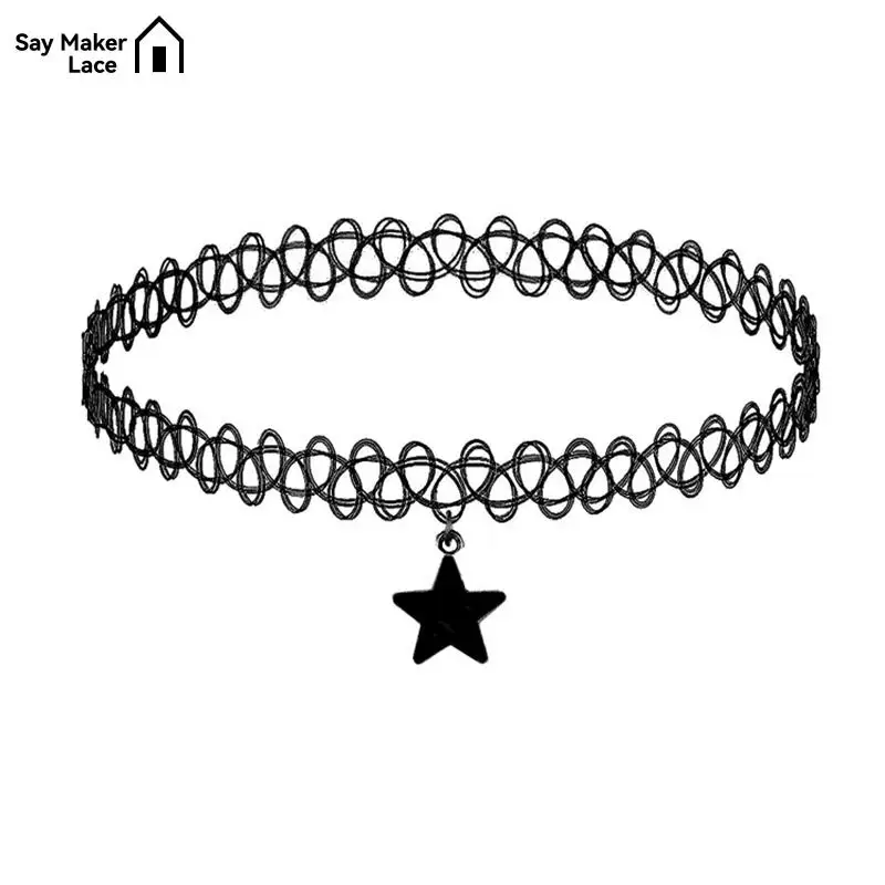 Y2K – collier avec pendentif en forme de cœur imprimé léopard, accessoires pour femmes, Vintage, mode coréenne, ras du cou, Punk Goth