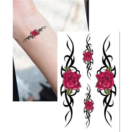 Tatouage Temporel couleur multicolore D013