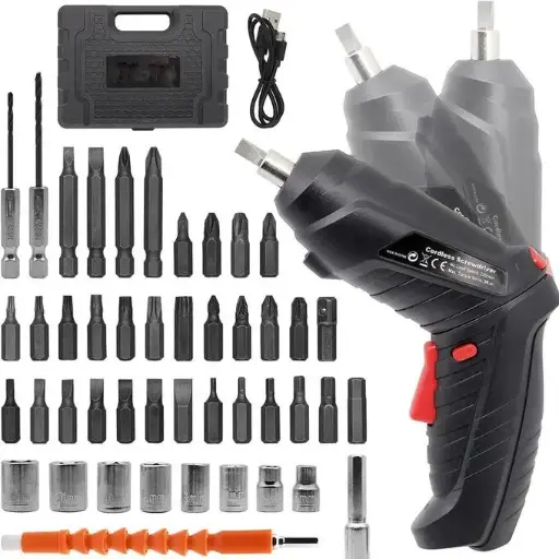 Perceuse Visseuse Sans Fil / Visseuse + 47 Accessoires