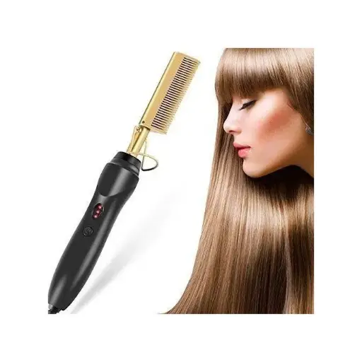 Lisseur cheveux CREPUS - Peigne électrique chauffante