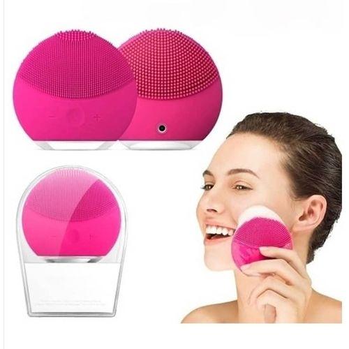 Mini Masseur Brosse Nettoyante Visage - Rose