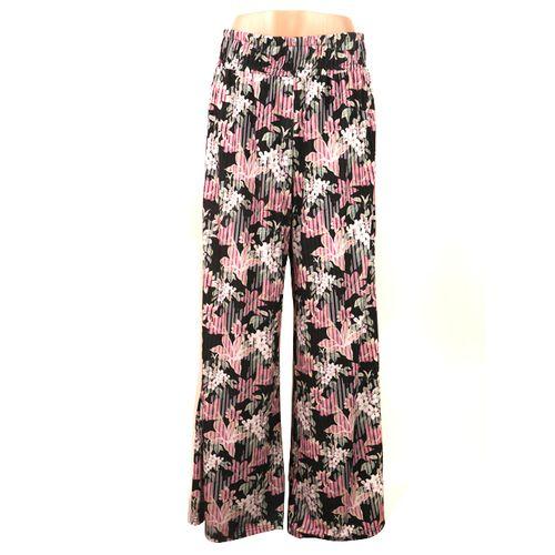 Pantalon Bas Large Pour Femme - Imprim&eacute;