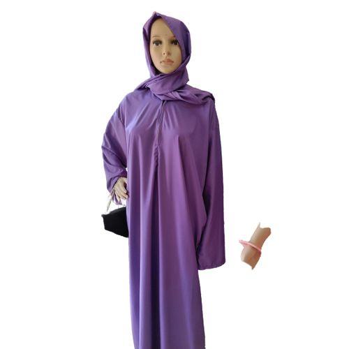 Louna Robe de prière mauve