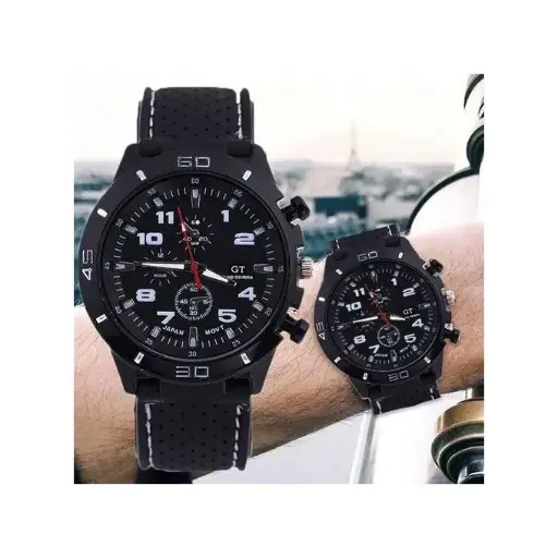 Mode Montre De Sport Pour Homme - Noir