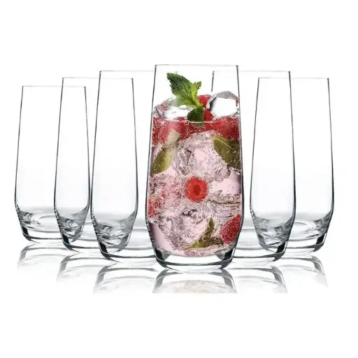 Deli Glassware Lot De 6 Verres à boisson Deli long drink - Capacité 24cl.