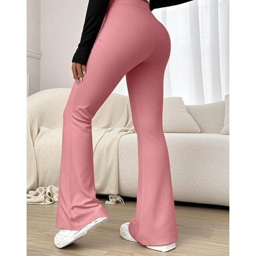 Pantalon de bureau - Rose clair - Coton