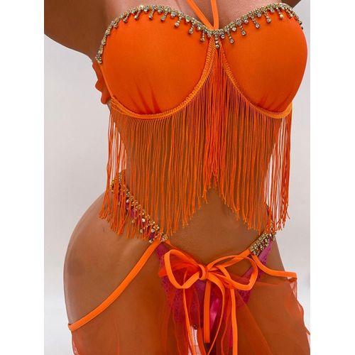 Vuisette pagne en tulle style oriental