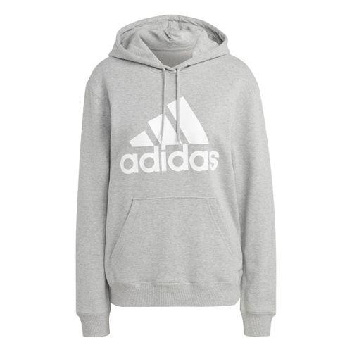 Adidas Essentials Big Logo Regular French Terry Hoodie Hooded Sweat Femmes - Gris