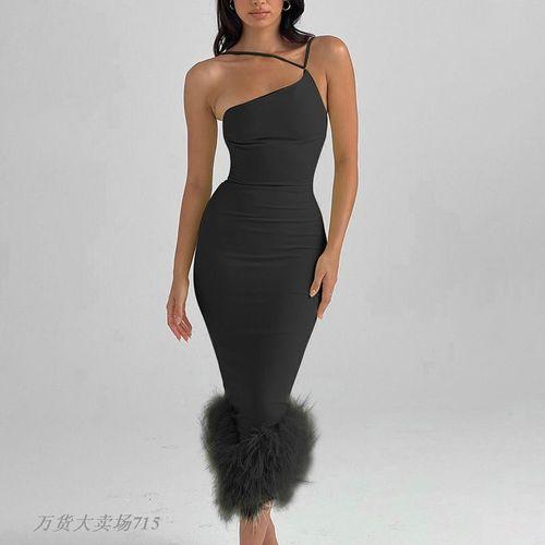Robe de Soirée Longue Moulante en noire