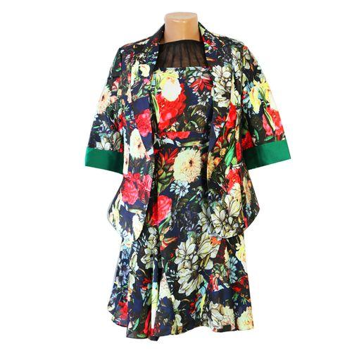 Ensemble Robe et Boléro Pour Femme en coton - Imprimé