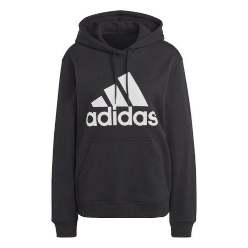 Adidas Essentials Big Logo Regular French Terry Hoodie Hooded Sweat Femmes - Noir