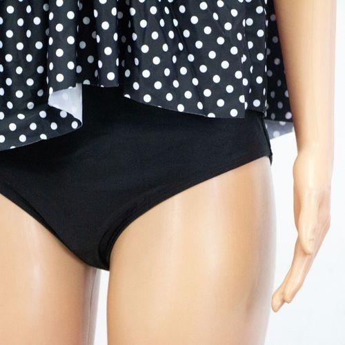 Maillot De Bain Deux Pieces j- Polyester - Noir petit poids