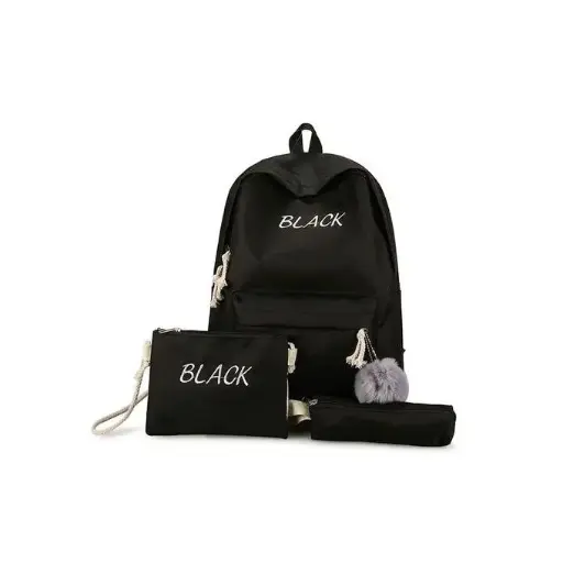 Sac à dos trois pièces tendance, sac à bandoulière de grande capacité