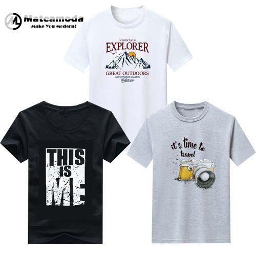 Mateamoda 3 PCS T-shirt Tops Hommes Costume T-shirt Polo Shirt