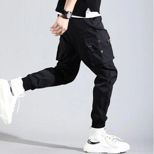 Mode Men Cargo Pants Multi-pockets Casual Training Trousers Overalls Clothing Joggers