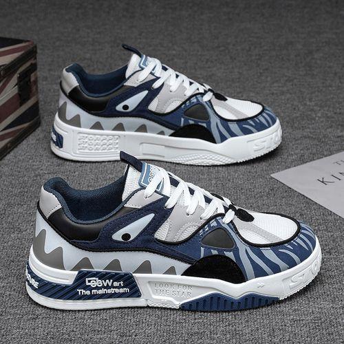 Chaussures de sport décontractées polyvalentes pour hommes, chaussures de mode à semelle épaisse