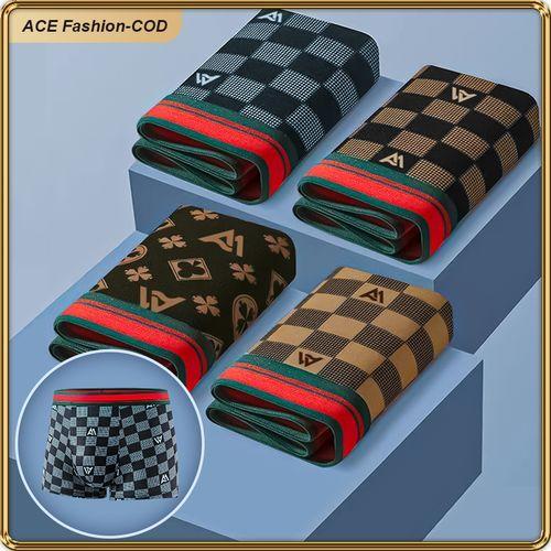 ASHION 2024 Lot De 4 Boxers Classiques Pour Homme