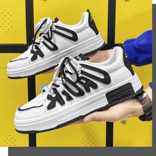 Universel Mode Casual chaussures plates hommes sneakers chaussures basses à lacets