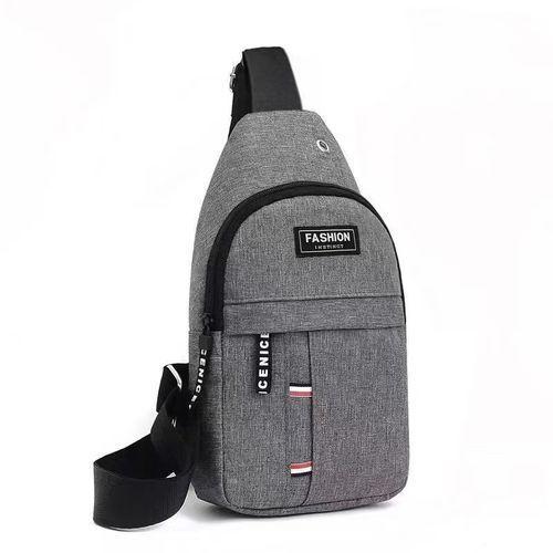 Sac Poitrine à Bandoulière - Gris