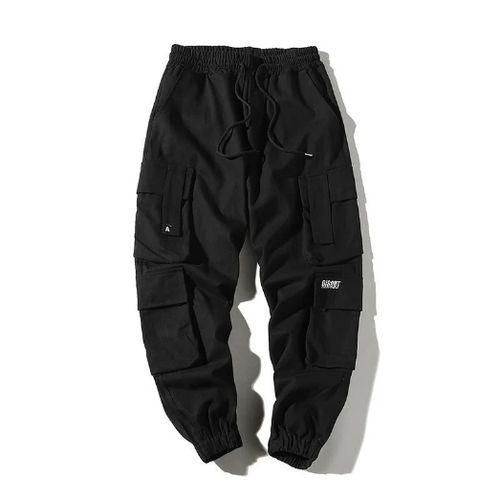 Loose-fit Casual Pants For Men Trendy Brand Bunched Foot Model Trousers
