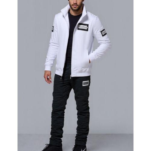 Ensemble Sweats à Capuche 2 Pièces Pour homme - Blanc/Noir