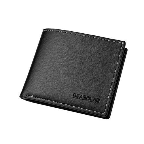Portefeuille En Cuir Pu Pour Homme