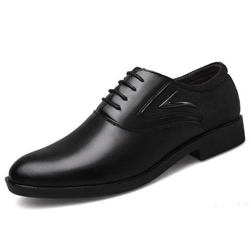 Men's Formal Wedding Corporate Casual Shoes Lace Up Black