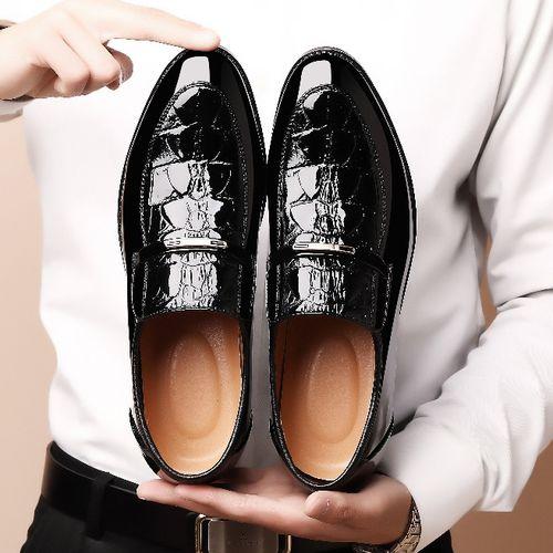 Souliers Formelles Mocassins Hommes En Simili Cuir à La Chaussures Noir