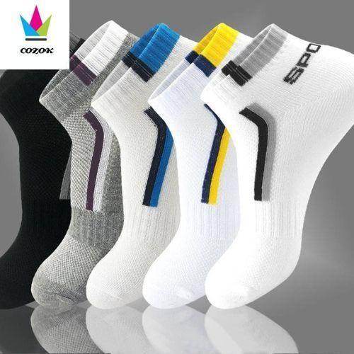 Addict 2 Fashion 5 Paires - Chaussettes De Cheville De Sport Respirantes Pour Hommes