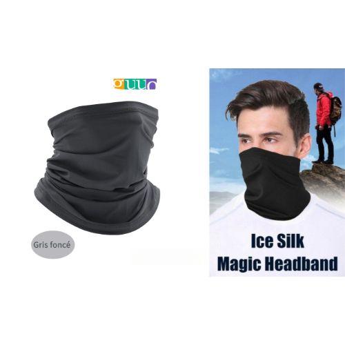 Masque De Cyclisme,Foulard,coupe-vent Masque Facial,anti-poussière,anti-soleil-Gris foncé