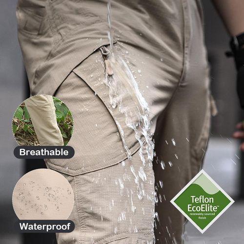 Gukbis Pantalon Tactique Imperméable Pour Homme, Respirant, étanche -- Khaki