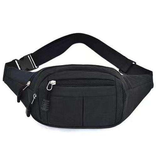 Casual Shoulder Sports Sling Bag - Black