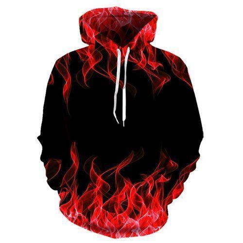 Berrykey Mens Sport Outdoor Cotton Long Sleeve Hoodies Sportwear Warm Red