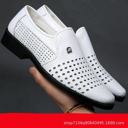 Sandales hommes Casual baoto Hole chaussures escamotées hommes sandales en cuir
