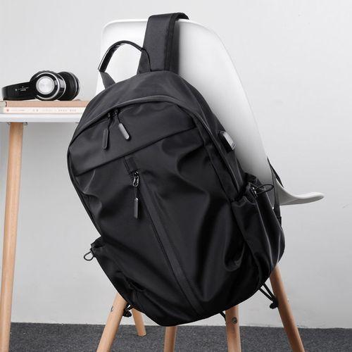 15,6 Pouces Charge USB Hommes Sac à Dos Pour Ordinateur Portable élégant Sac D'école Pour Adolescents Sacs à Dos De Voyage étanches Sacs Décontractés