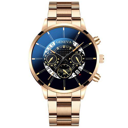 Montre Homme - Bracelet Manche Modèle - Or