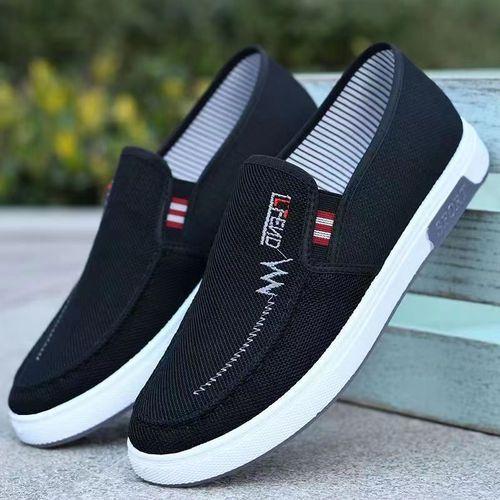 Chaussures En Tissu Old Beijing Pour Hommes Chaussures En Toile à Semelles Souples Pour Hommes