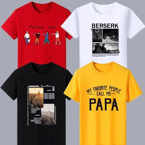 Yixin T-Shirt Polo Pour Hommes Vêtement Manteau À Manches Courtes 1106 - 4 Pièces