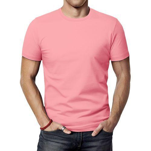 ASHION T-Shirt Hommes 100% Coton - Rose