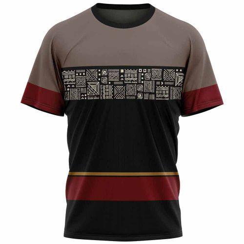 Men's Fashion Shirts With Traditional African Era Multi Color T Shirts Printed