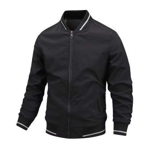 Mens Trench Coats Casual Lightweight Trendy Jackets - Black