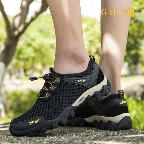 GALUIN Baskets respirantes pour hommes - Noir