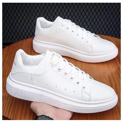 Men's Comfortable Gentle Outdoor Casual Sport Sneakers Running Skateboard Shoes White